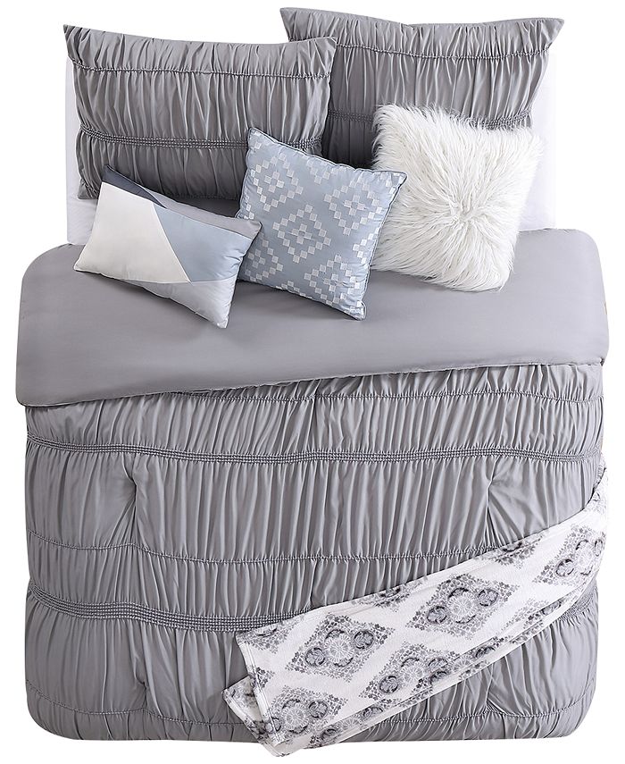 Jennifer Adams Home Lending 7Pc. Full/Queen Comforter Set Macy's