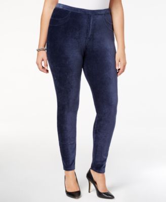 Comfort-Waist Corduroy Leggings 