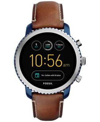 macys fossil smart watch