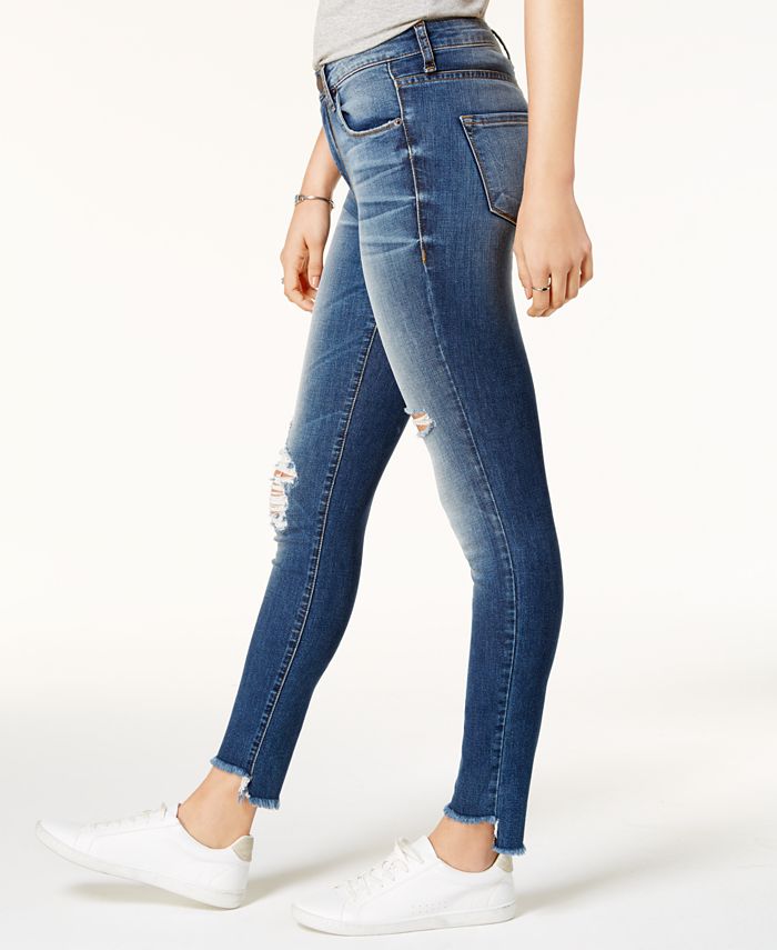 STS Blue Ellie High Rise Step-Hem Deconstructed Skinny Jeans - Macy's