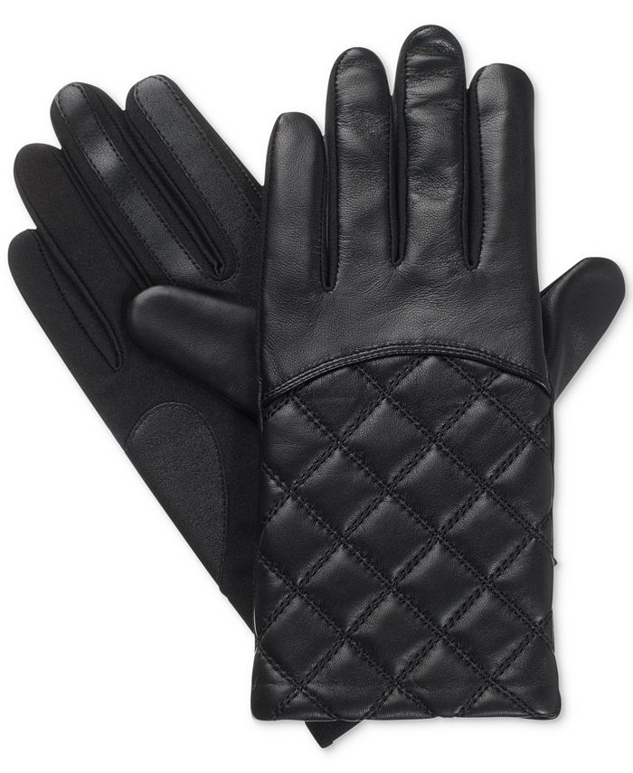 Isotoner Signature Women's SleekHeat™ smarTouch® Quilted Gloves Macy's