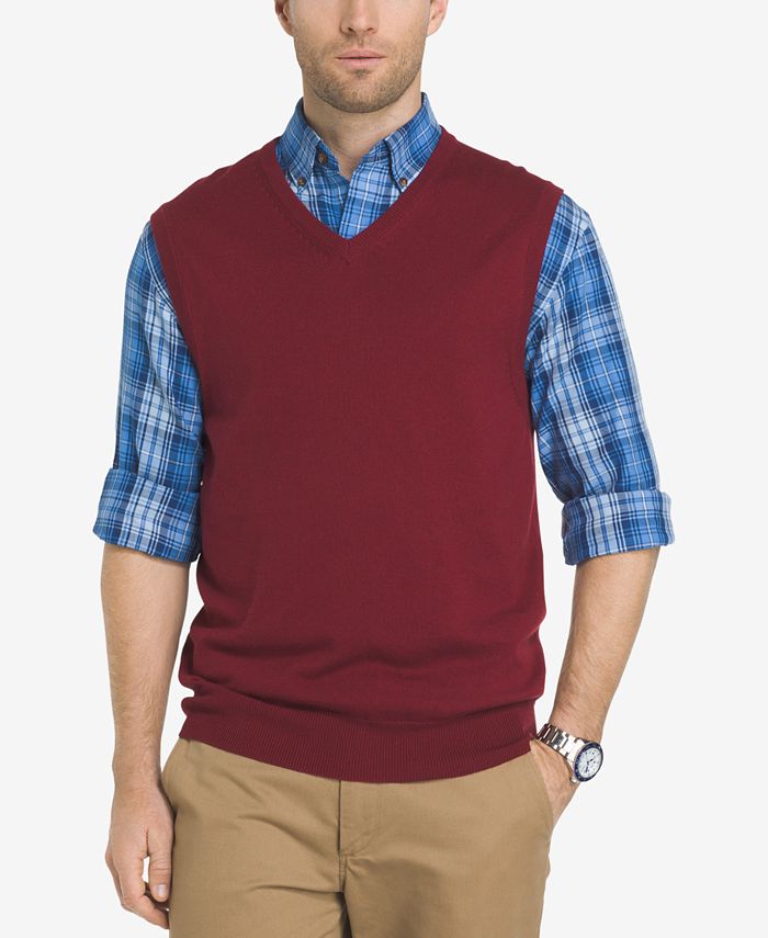 IZOD Men's Fieldhouse Sweater Vest - Macy's