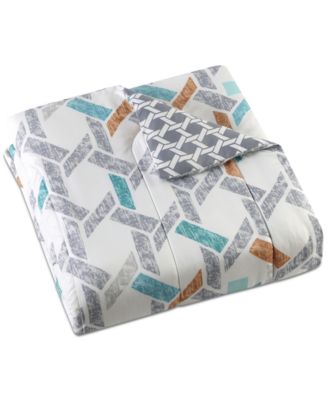 Pem America Flynn Reversible 3-Pc. Comforter Sets, Created for Macy's 