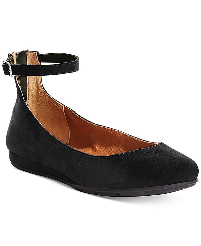 American Rag Eeva Ankle-Strap Flats, Created for Macy's - Macy's