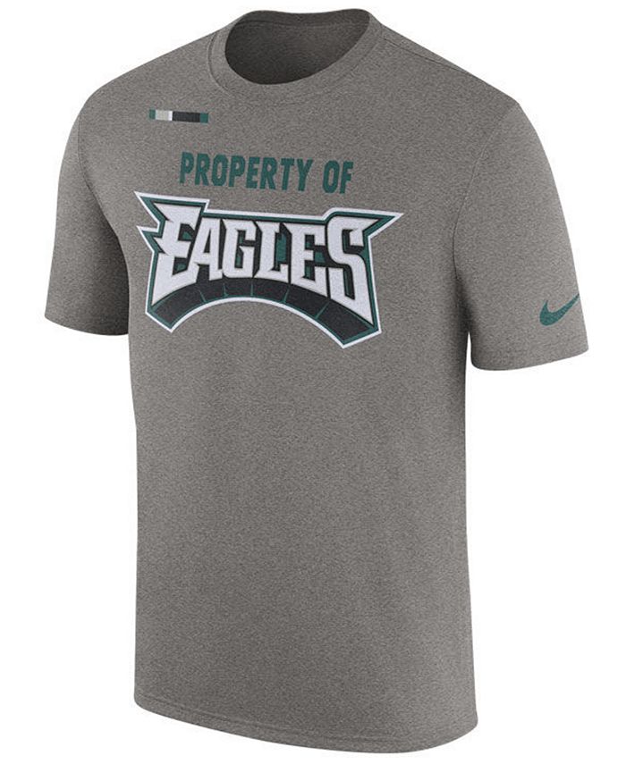 Nike Men's Philadelphia Eagles Property of Facility T-Shirt - Macy's