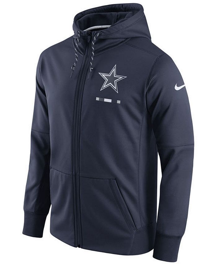 Nike Men's Dallas Cowboys Therma Full-Zip Hoodie - Macy's