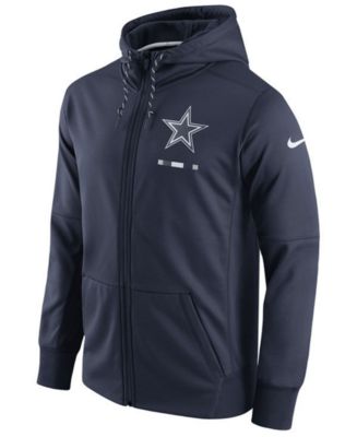 Nike Men's Dallas Cowboys Therma Full-Zip Hoodie - Macy's