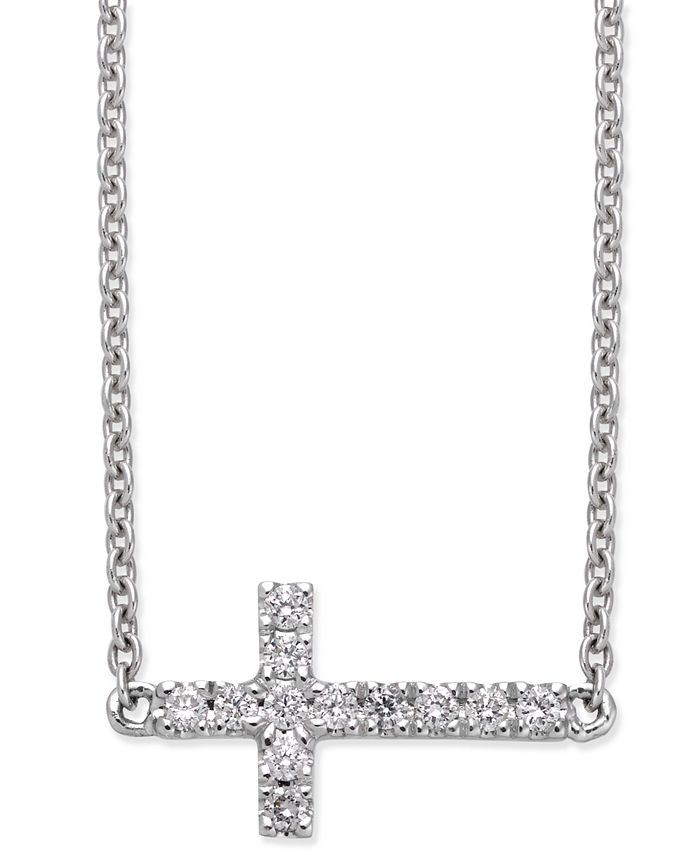 Macy's shop diamond cross
