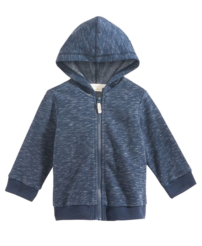 First Impressions Marled ZipUp Hoodie, Baby Boys, Created for Macy's