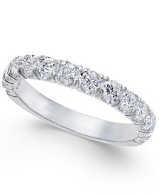 Pavé Diamond Band Ring (1 ct. t.w.) in 14k Gold, Rose Gold or White Gold