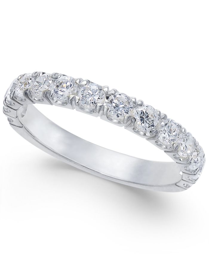 Pav&eacute; Diamond Band Ring (1 ct. t.w.) in 14k Gold, Rose Gold or