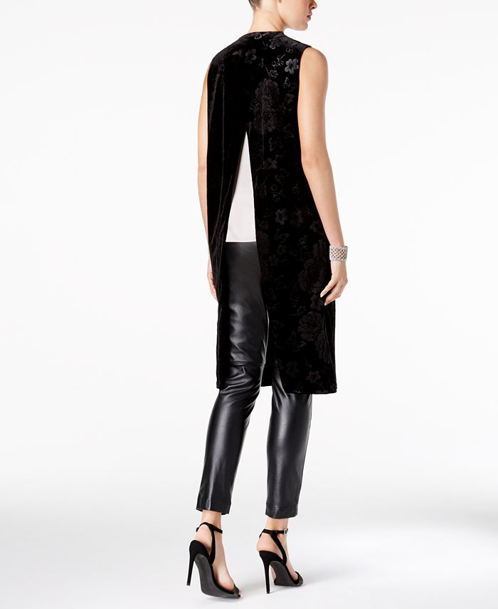 Steve Madden Eastern Flair Embossed Velvet Vest Macy's