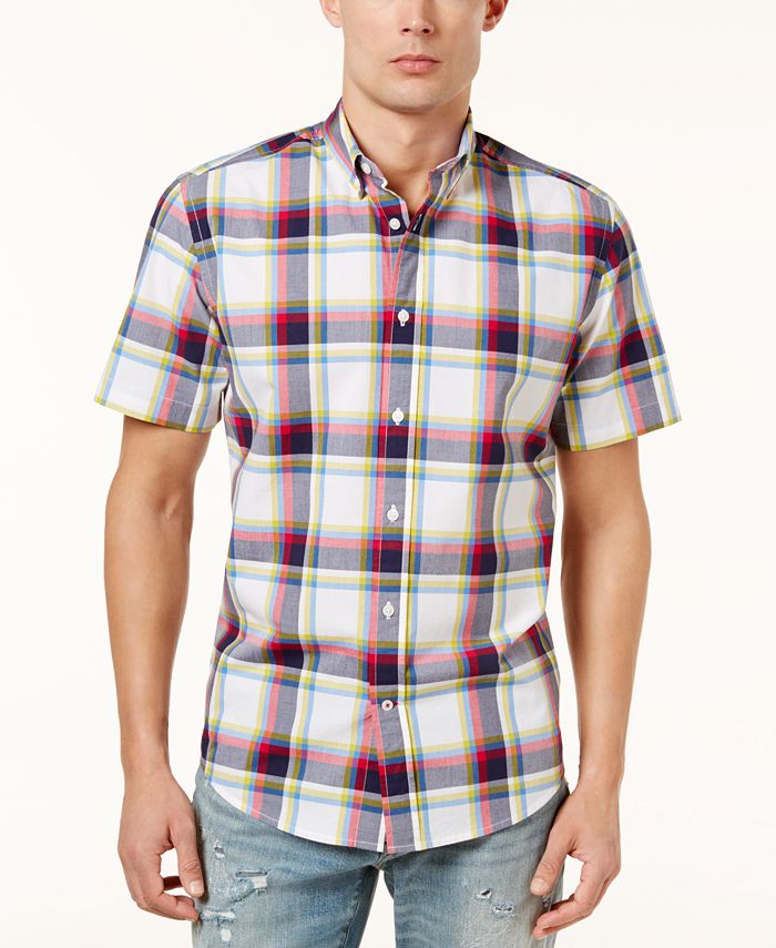 Tommy Hilfiger Men's Kirk Plaid Shirt, Created for Macy's - Macy's
