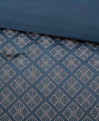 Biloxi Jacquard Geometric 7-Pc. Comforter Set, Queen