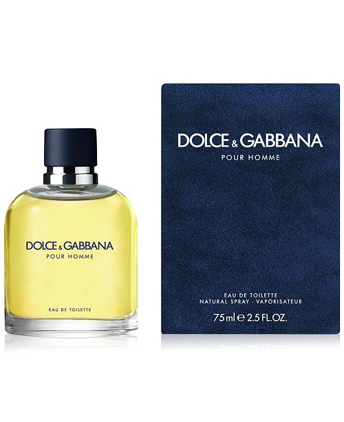 Dolce Gabbana Dolce Gabbana Men S Pour Homme Eau De Toilette Spray 2 5 Oz Reviews Shop All Brands Beauty Macy S