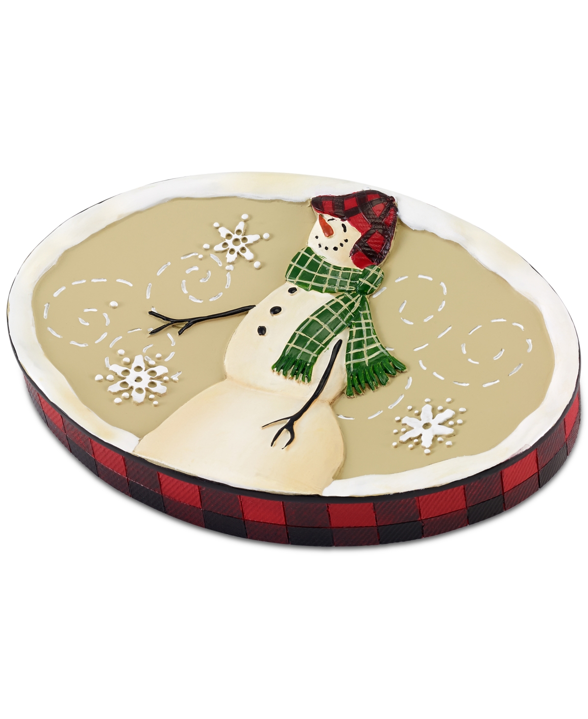 Avanti Snowman Gathering Holiday Resin Soap Dish - Soap Dish