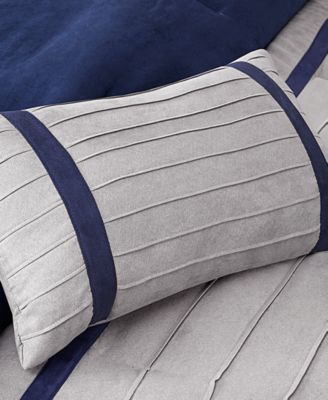 Palmer Faux-Suede 7-Pc. Comforter Sets