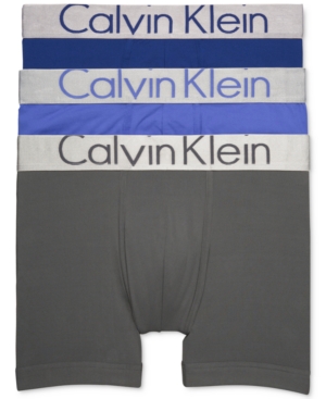 Calvin Klein Steel Men's 3-Pk Micro Boxer Briefs