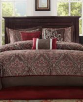 Red Bed In A Bag And Comforter Sets Queen King More Macy S