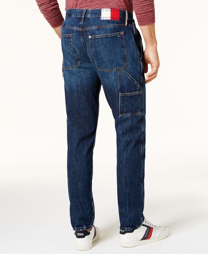 Tommy Hilfiger Men's Relaxed Tapered Carpenter Jeans, Created for Macy