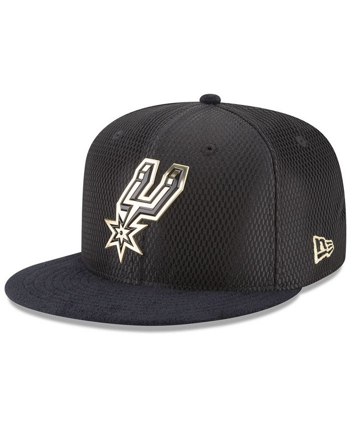 New Era San Antonio Spurs On-Court Black Gold Collection 9FIFTY ...