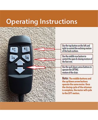 Furniture Karwin Leather Power Lift Reclining Chair