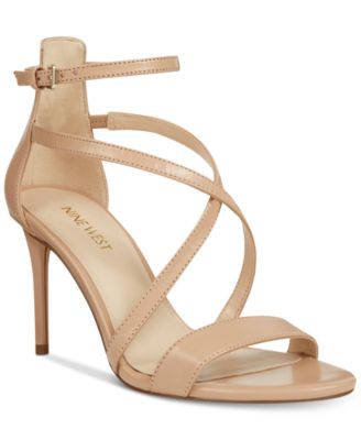 gold strappy heels macy's