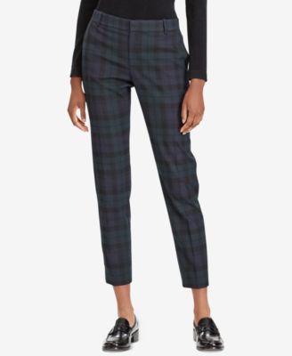 ralph lauren women's plaid pants