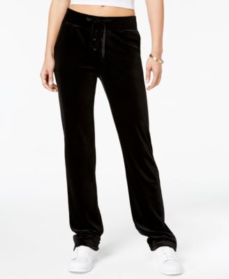 material girl velour jumpsuit