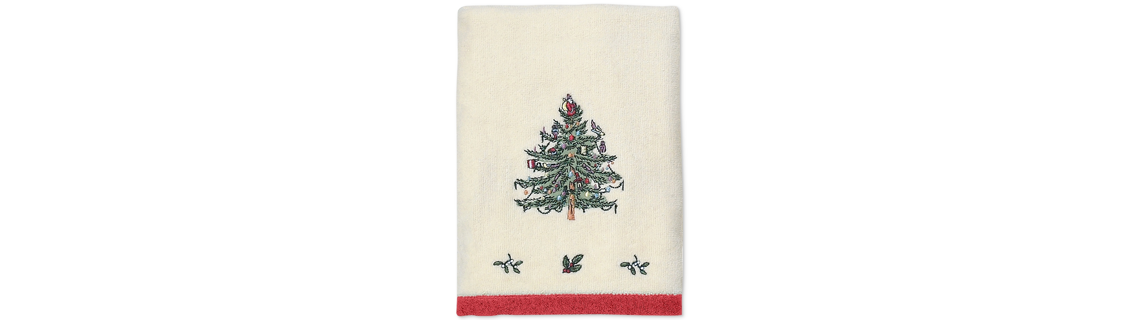 Spode Christmas Tree Hand Towel, 16" x 28"