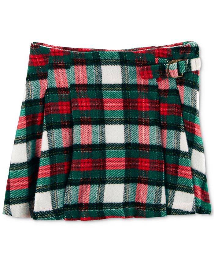 Plaid skirt for toddler girl hot sale