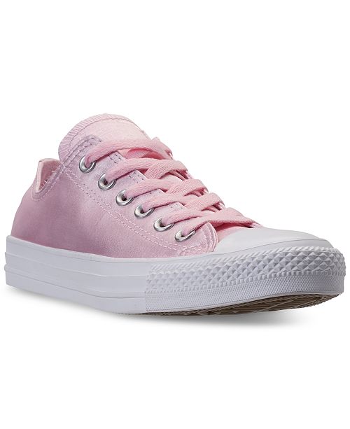 Converse Women S Chuck Taylor Ox Satin Casual Sneakers From Finish