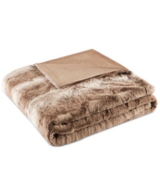 Zuri Faux-Fur Throw, 60" x 70"