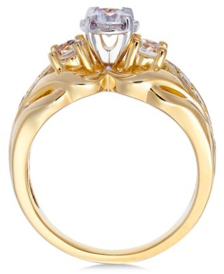 Macy's Diamond Engagement Ring (1 Ct. T.w.) In 14k Gold - Macy's