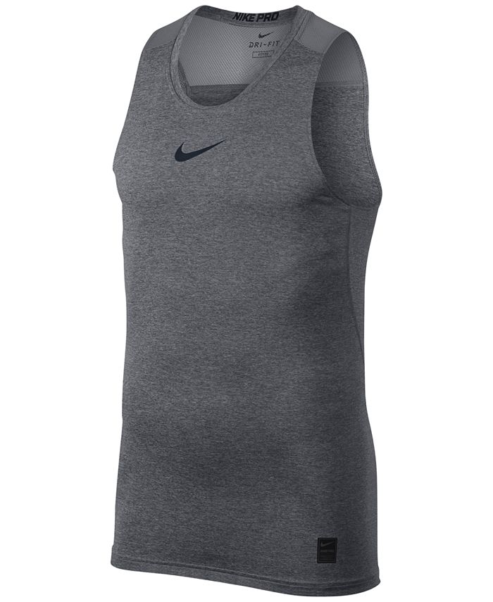 Nike Men's Pro Cool Dri-FIT Fitted Sleeveless Shirt - Macy's