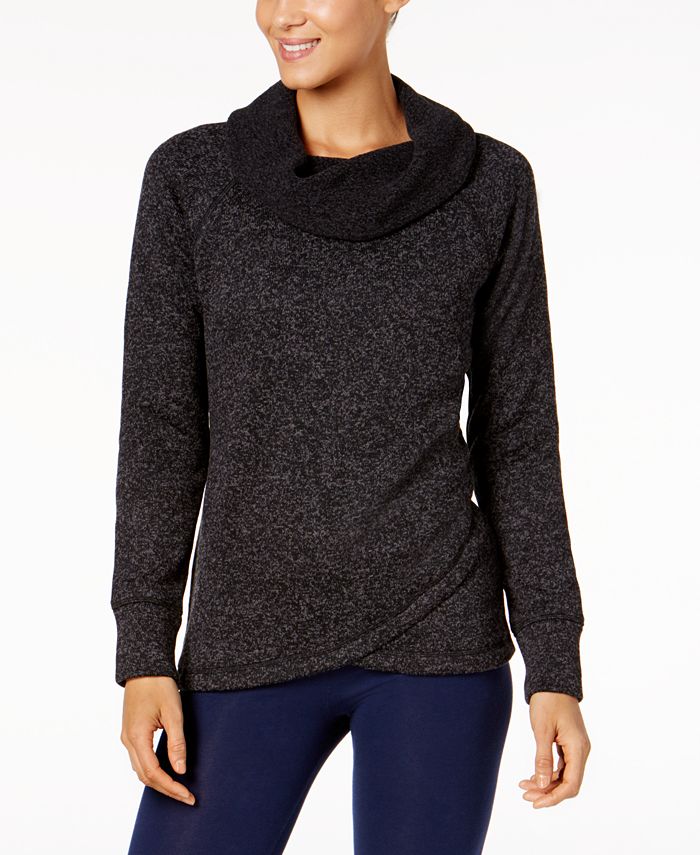 Ideology Cowl-Neck Pullover, Created for Macy's - Macy's