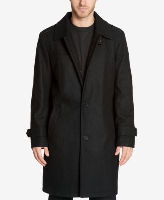 Kenneth Cole - Men's Epaulette Overcoat