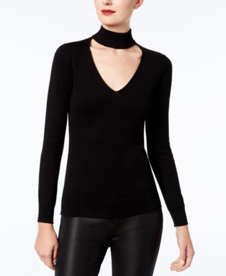Michael Kors - Cotton Choker Sweater, a Macy's Exclusive Style