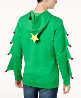 American Rag Men's Christmas Tree Hoodie, Created for Macy's 