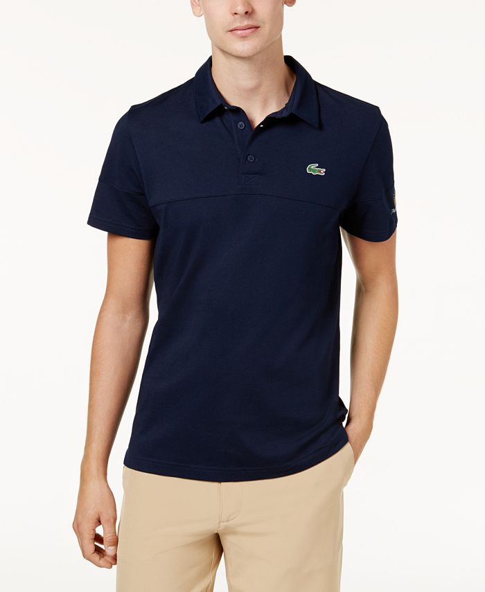 Lacoste Men's Ribbed Polo, from the Presidents Cup Collection - Macy's