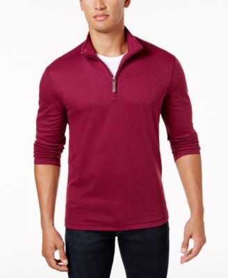 Tasso Elba - Men's Quarter-Zip Performance Shirt