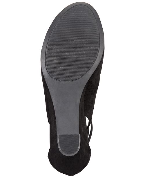 american rag miley chop out wedges