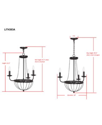 Jacques Adjustable Chandelier