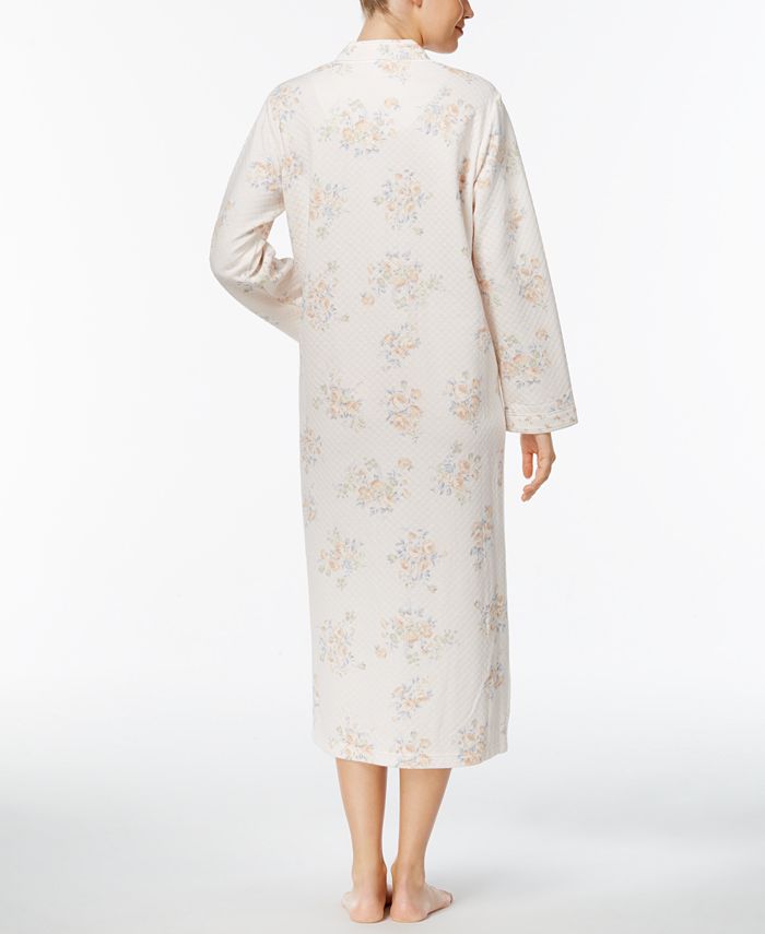 Miss Elaine Quilted Knit Robe Macy's