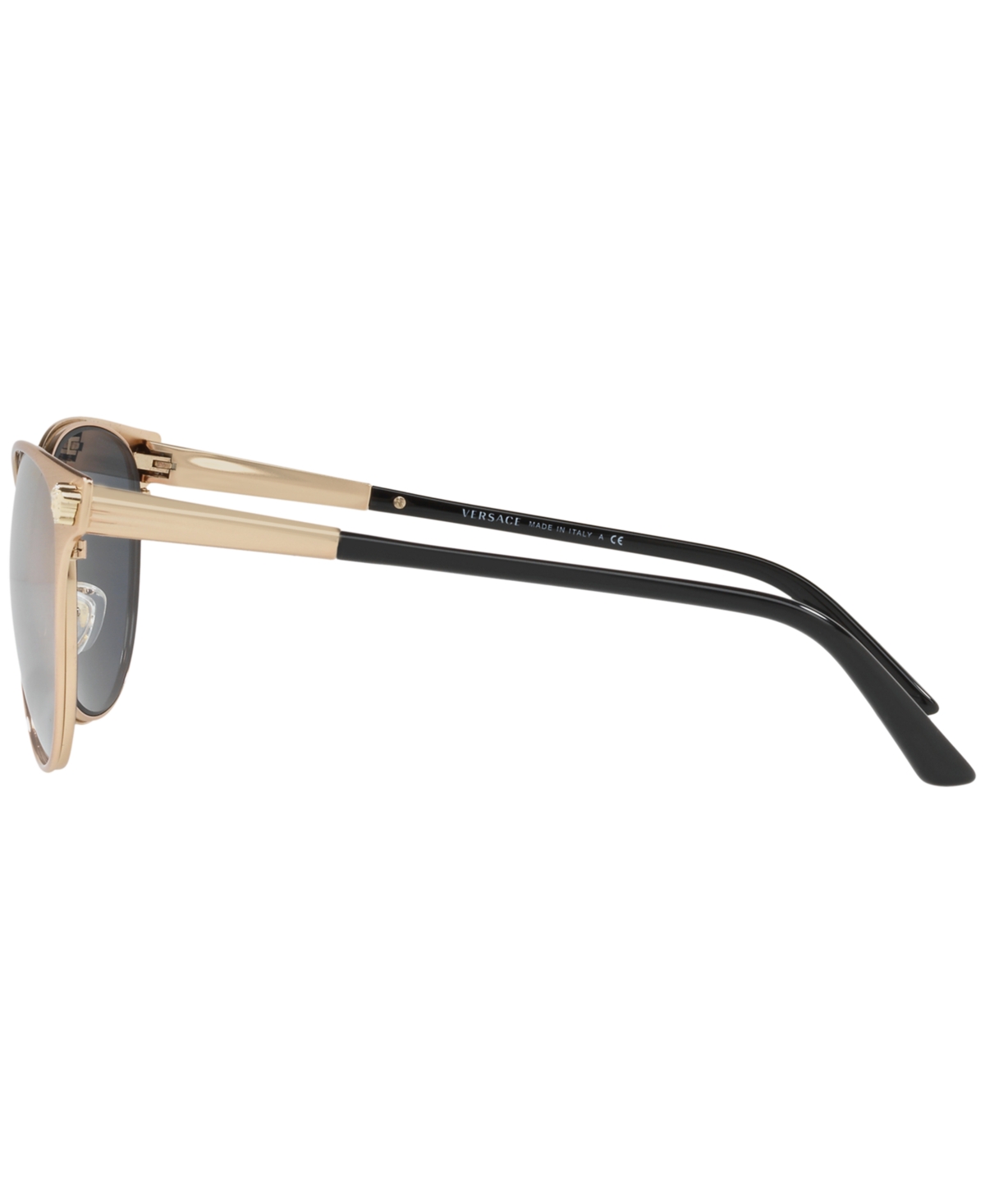 Versace Sunglasses, Ve2168 In Rose Gold,grey Mirror