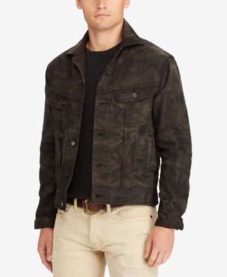 ralph lauren camo denim trucker jacket