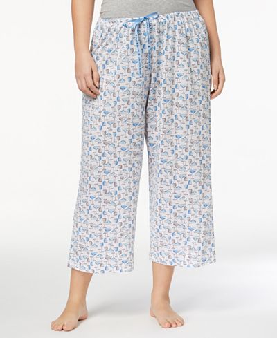 plus size capri pajama bottoms