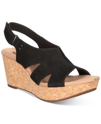 Clarks Collection Women's Annadel Bari Wedge Sandals & Reviews ...