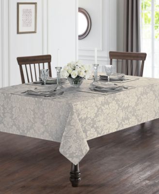 Waterford - Berrigan Silver 70" x 144" Tablecloth