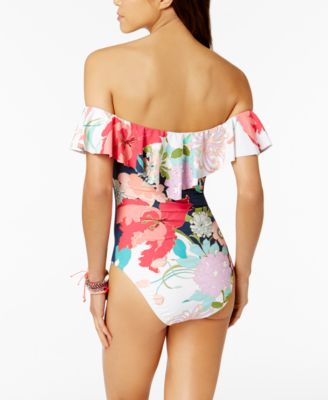 Trina Turk Acacia Tank Top - Melrose Botanical Print Split Sleeve Blouse - View #9